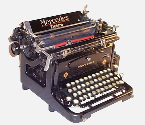 Пишущая машинка «Мерседес»