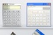 Калькуляторы из Windows XP и Mac OS на вашем столе