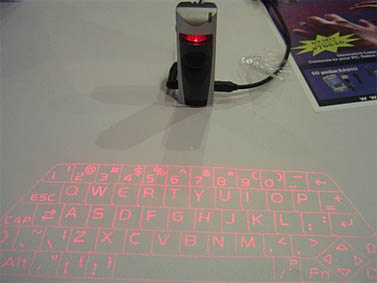 Клавиатура из лазерных лучей