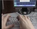 Токката и фуга Баха на клавиатуре